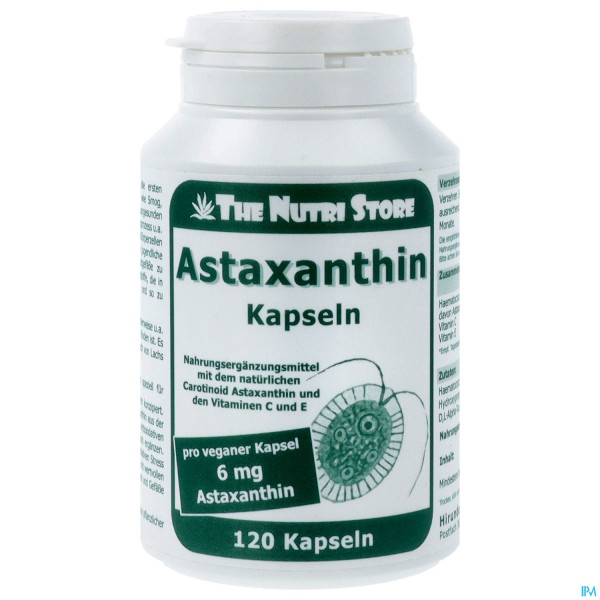 Astaxanthin Kapseln 6mg Vegan 120st