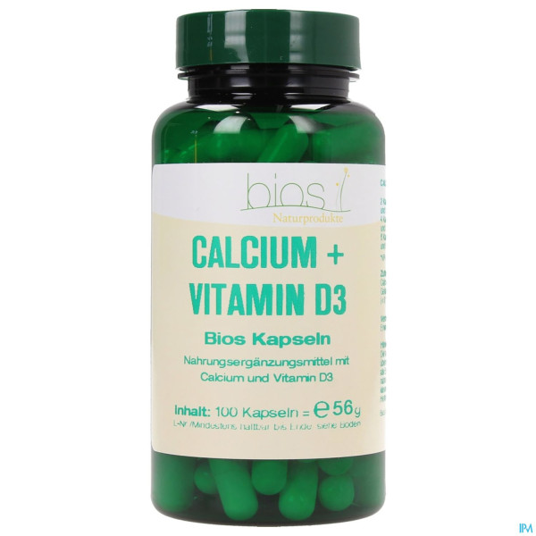 Bios Calcium + Vitamin D3 100 Kapseln