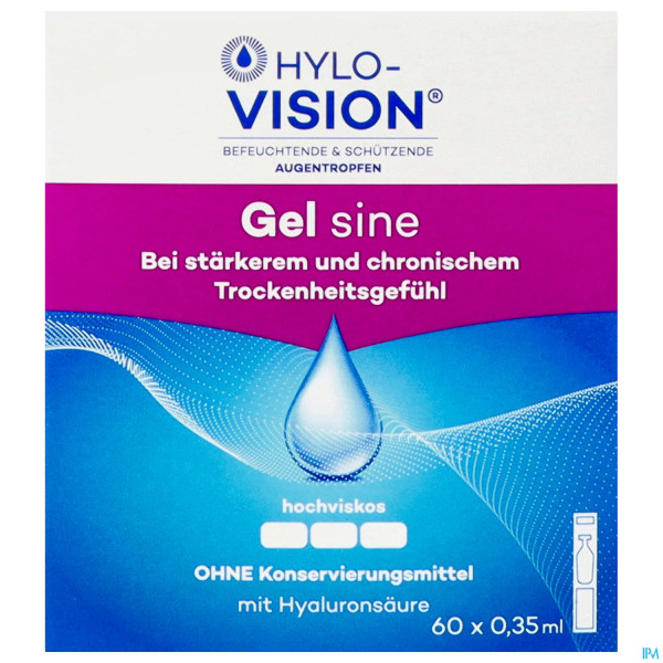 Augentropfen Hylo-vision Sine Gel 0,35ml 60st