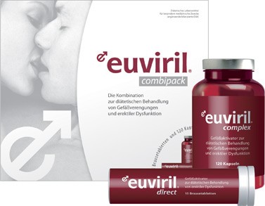 Euviril Kombipack 120 Kapseln plus 15 Brausetabletten