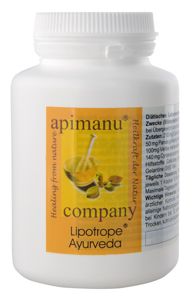 apimanu Lipotrope® rein pflanzliche Fettverbrennung