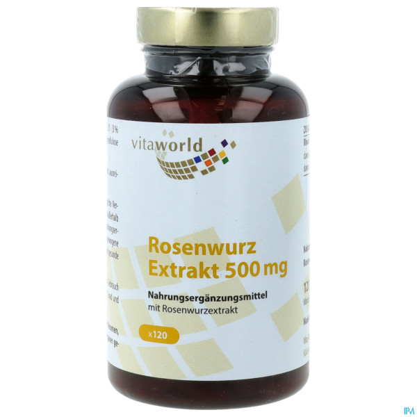 Rhodiola Rosea Kapseln Rosenwurz Extrakt 500mg 120st