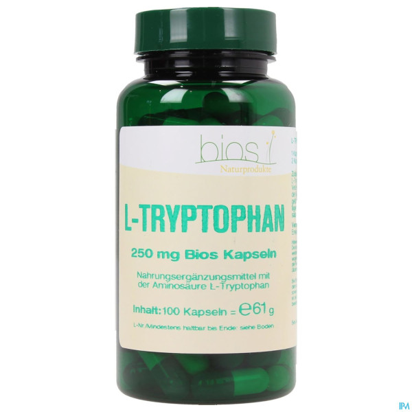 Bios l-tryptophan 250mg 100 Kapseln