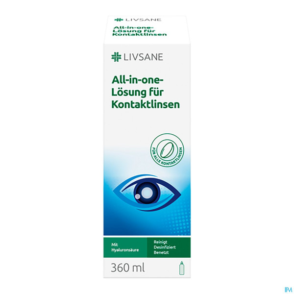 Livsane All-in-One Lösung Kontaktlinsen 360ML