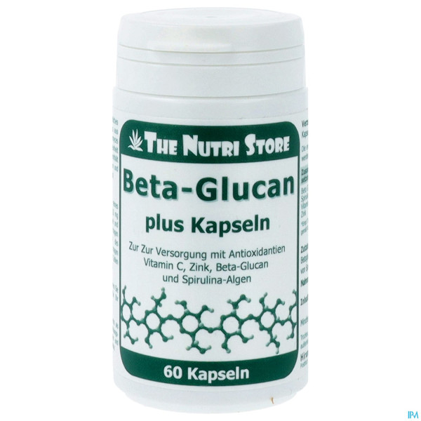 Betaglucan Plus Kapseln Vitamin C Zink Spirulina 60st