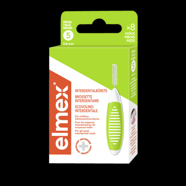 elmex® Interdentalbürsten Grün Größe 5