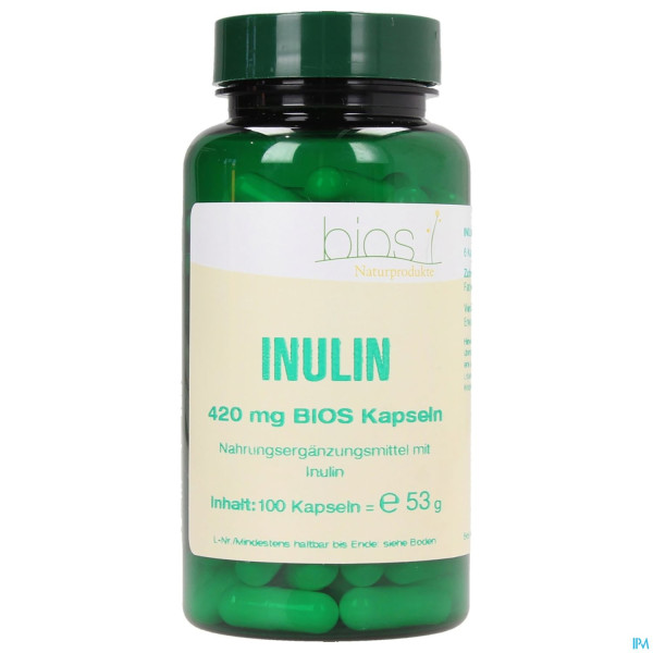 Bios Inulin 420mg 100 Kapseln