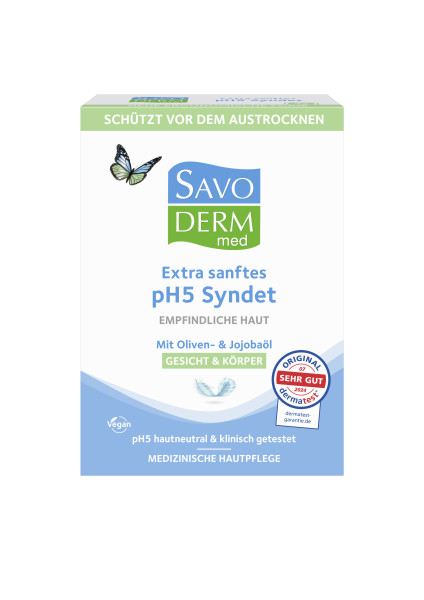 Savoderm med empfindliche Haut Extra sanftes pH5 Syndet 100g