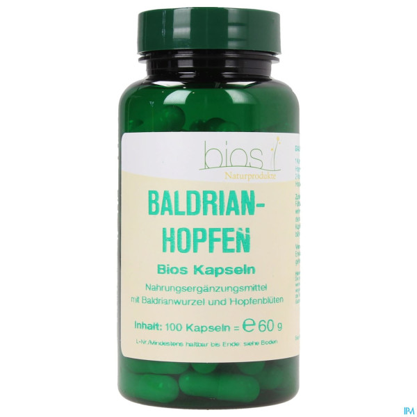 Bios Baldrian-hopfen 100 Kapseln