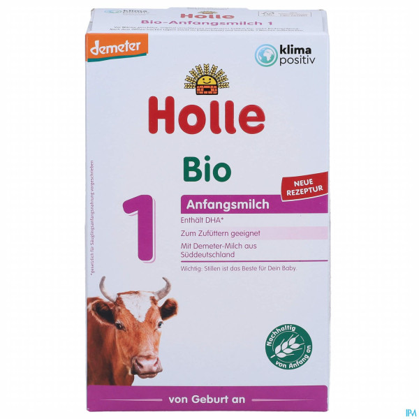 Holle Bio Anfangsmilch Ziege Saeuglingsmilch 1 400g