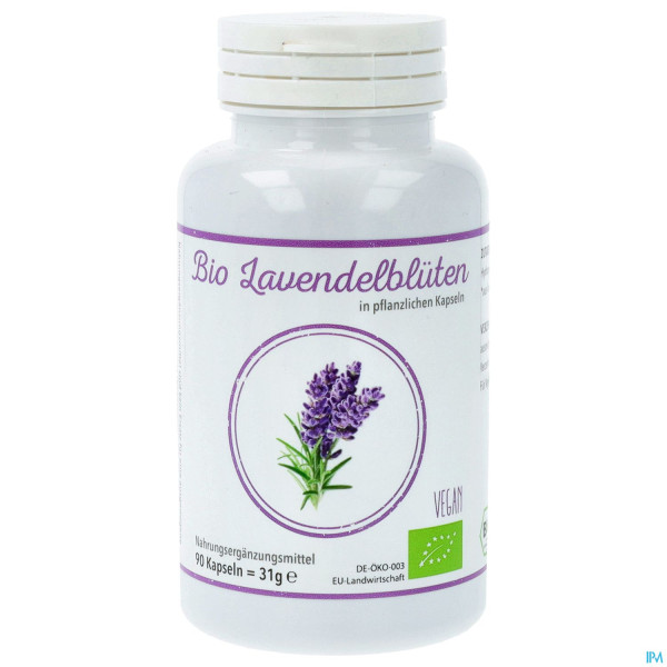 Lavendel Bio Kapseln Vegan Reine Bio Lavendelbluete Entspannung 90st