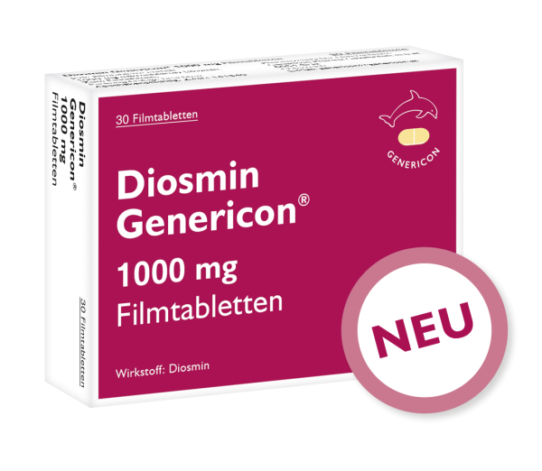 Diosmin Genericon 1000mg Filmtabletten