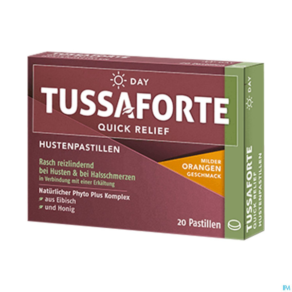 Tussaforte Hustenpastillen Quick Relief Day 40st