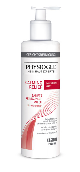 PHYSIOGEL Calming Relief Sanfte Reinigungsmilch für empfindliche, gereizte Haut