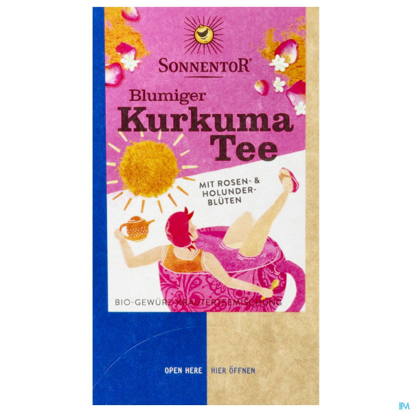 Sonnentor Kurkuma/tee Bio Blumig Beutel 02518 18st