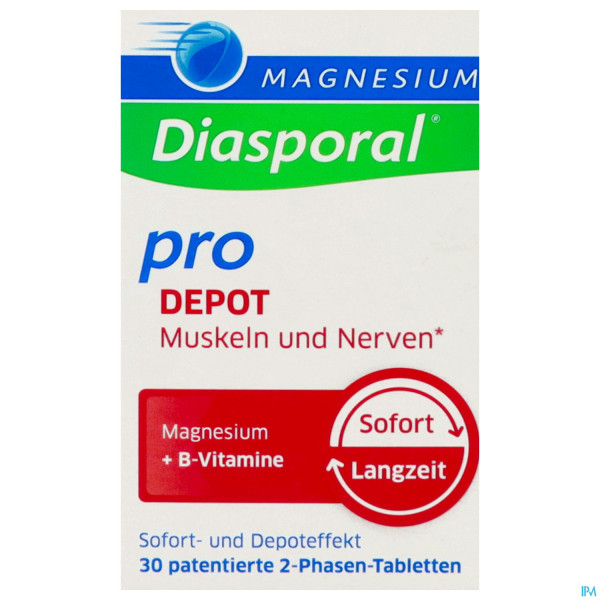 Magnesium Diasporal/pro Depot +b-vitamin Muskel +nerven 30st