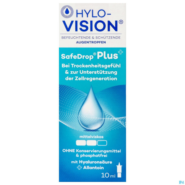 Augentropfen Hylo-vision Safe Drop Plus 10ml