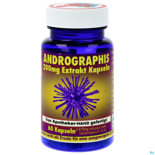 Andrographis Kapseln Extrakt 200mg -apo Drei- Faltigkeit 60st