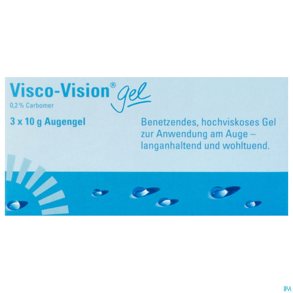 Augentropfen Visco-vision Gel Carbomer 0,2% 3x10g 30g