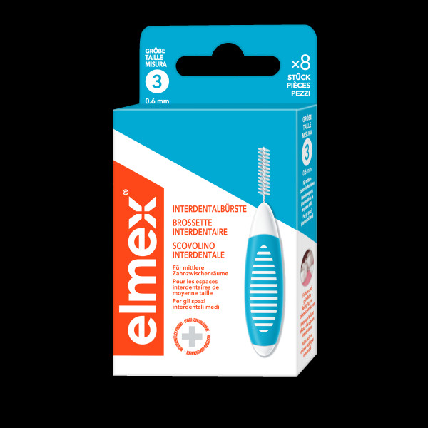 elmex® Interdentalbürsten Blau Größe 3