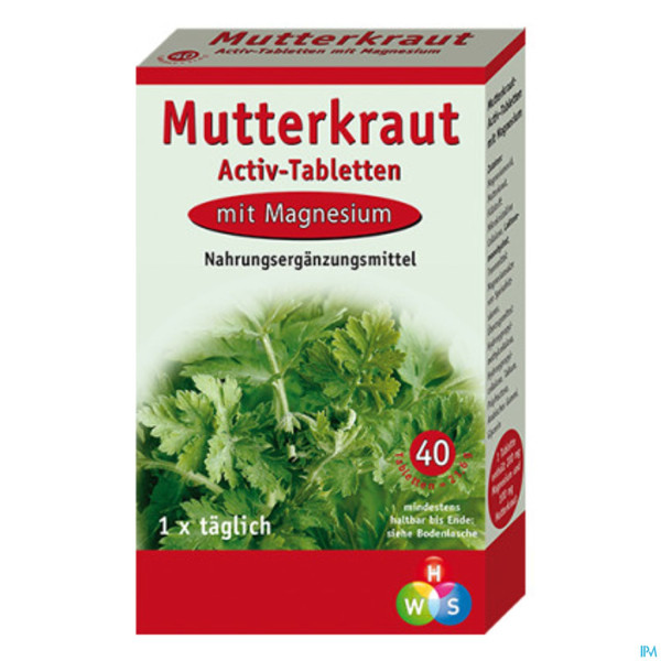 Hws Mutterkraut Activ-tabletten 40 Stk.