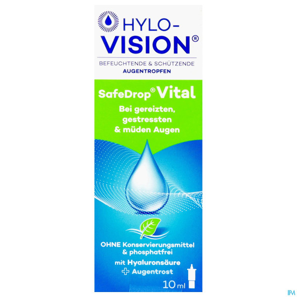 Augentropfen Hylo-vision Safe Drop Vital 10ml