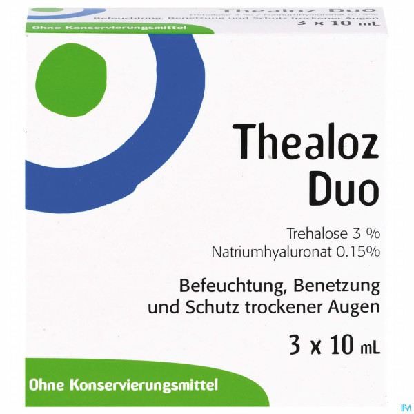 Augentropfen Thealoz/duo Trehalose+hyaluronsaeure Original 3x10m 30ml