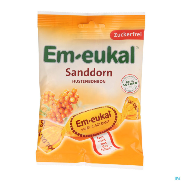 Em-eukal Bonbons Zuckerfrei Sanddorn 75g