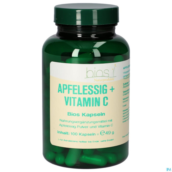 Bios Apfelessig + Vitamin C 100 Kapseln