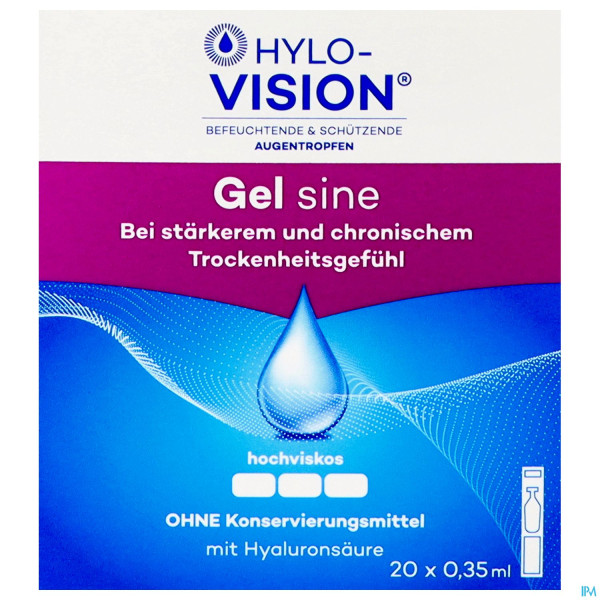 Augentropfen Hylo-vision Sine Gel 0,35ml 20st