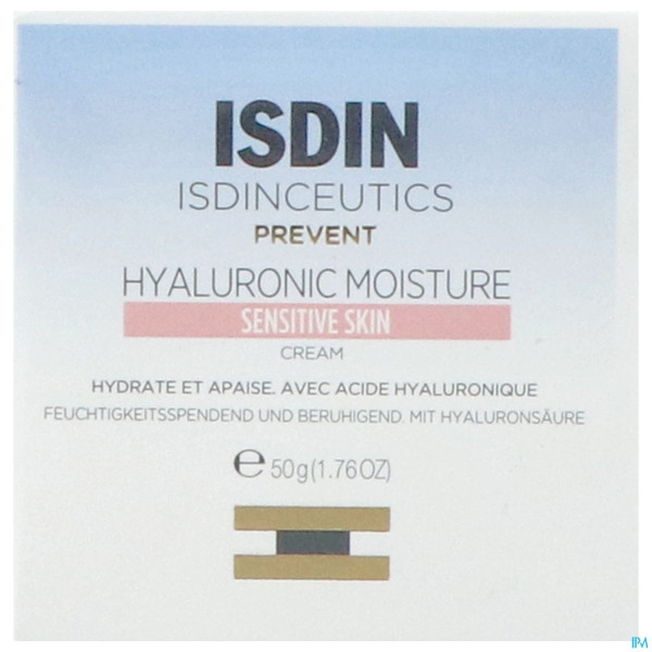 Isdin Isdinceutics Hyal.moisture Empfindlich 50g