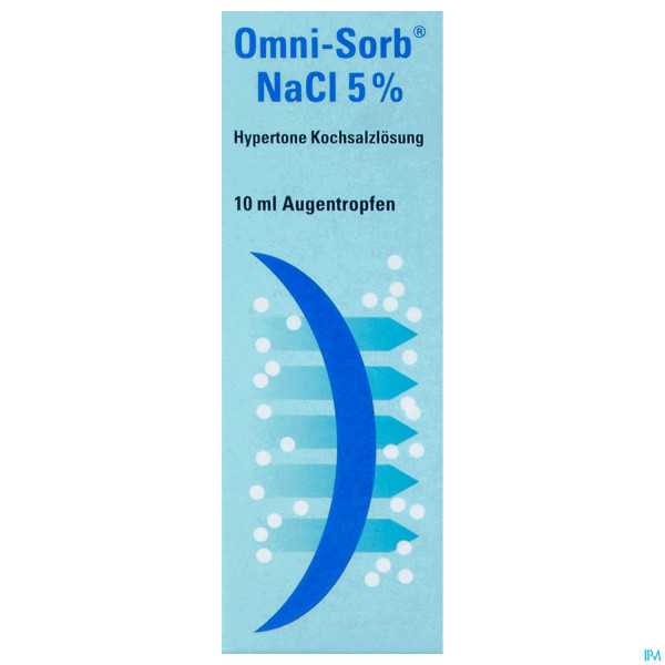 Augentropfen Omni-sorb Natriumchlorid 5% 10ml