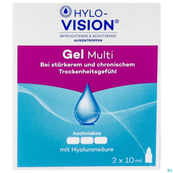 Augentropfen Hylo-vision Gel Multi 10ml 2st