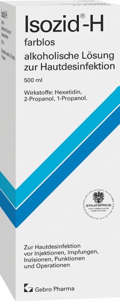 Isozid®-H farblos - alkoholische Lösung zur Hautdesinfektion