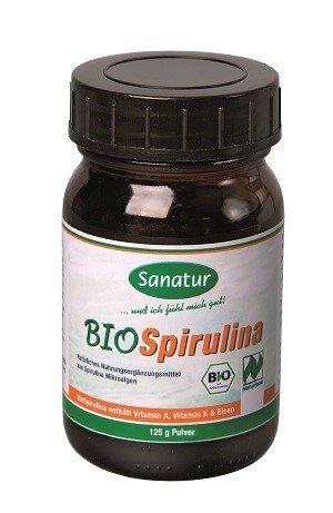 BioSpirulina Pulver, BIO, Naturland Sanatur