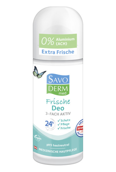 Savoderm med Frische Deo Roll-On 3-Fach Aktiv 50ml