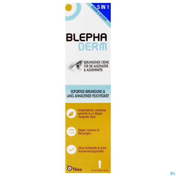 Blephaderm Augenlidcreme Konservierungsmittelfrei Ohne Duftstoff 40ml