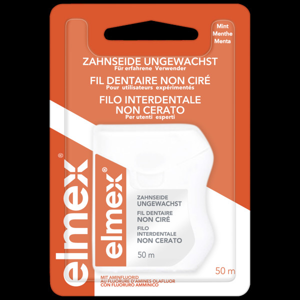 elmex® Zahnseide ungewachst 50m