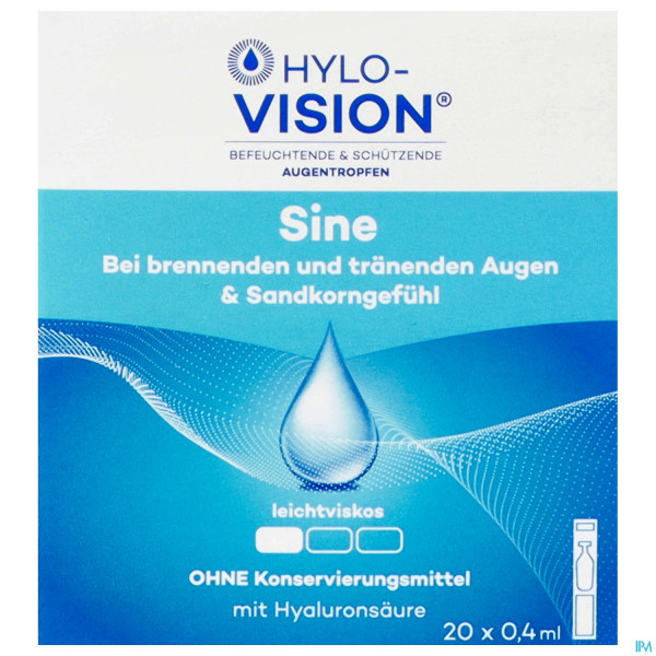 Augentropfen Hylo-vision Sine 0,4ml 20st