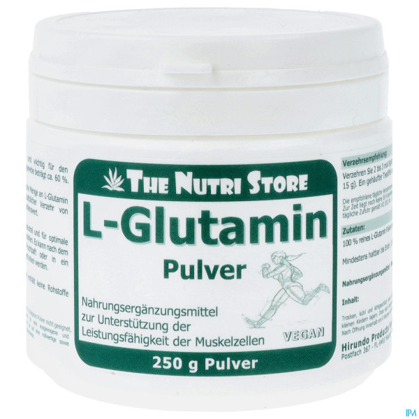 L-glutamin Pulver Rein 100% 250g