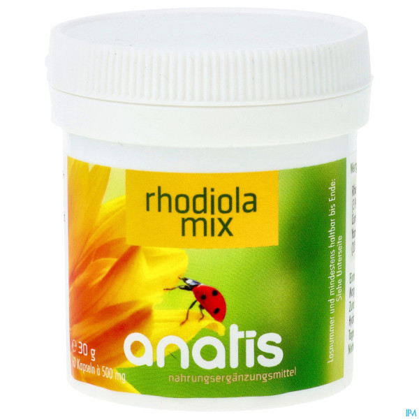 Rhodiola Kapseln Anatis Mix 60st