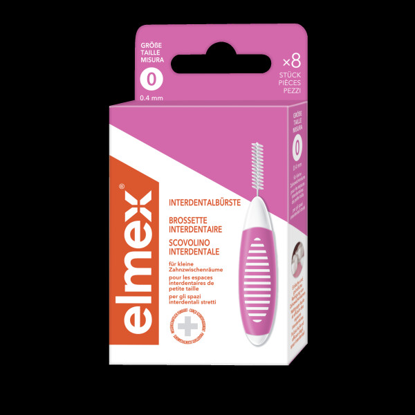 elmex® Interdentalbürsten Rosa Größe 0