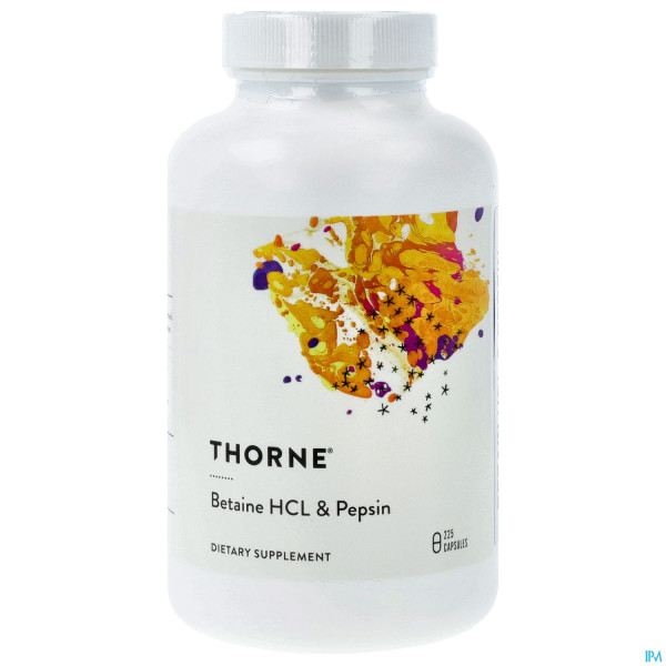 Thorne Kapseln Betaine Hcl+pepsin Centrosan 225st