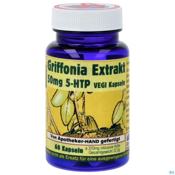 Griffonia Extrakt Kapseln Vegi 50mg 5htp 60st