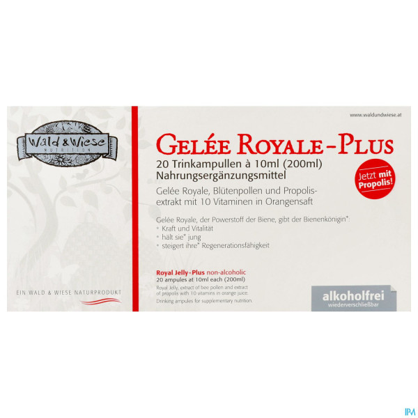 Gelee Royale Plus Trinkamp 10ml Alk.fr 20st