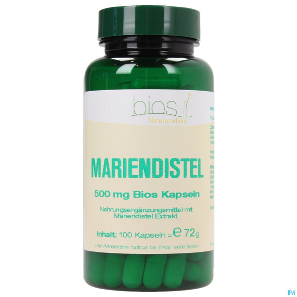 Bios Mariendistel 500mg 100 Kapseln