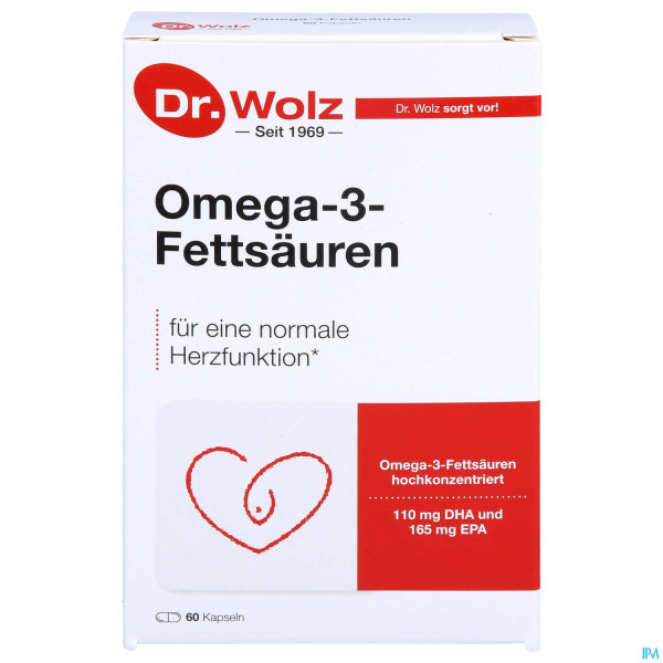 Omega -3 Fettsaeuren Kapseln Dr.wolz Nr 60593 60st